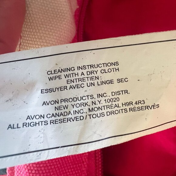 Marimekko Tote Poppy Breast Cancer Awareness Red Black Green Canvas Bag - Picture 12 of 14